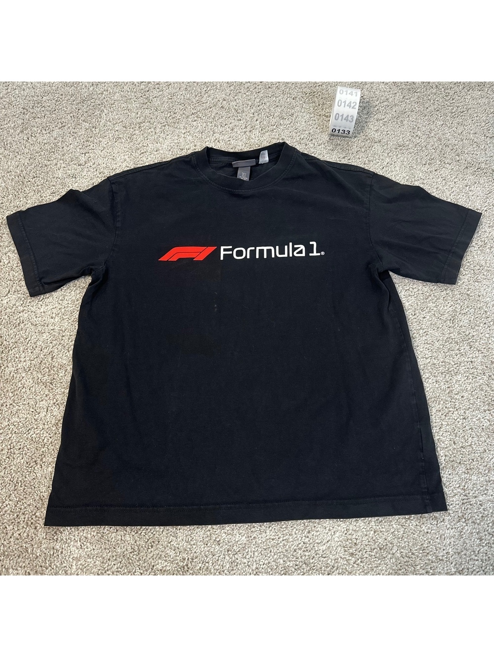 H&M Formula 1 black T-shirt